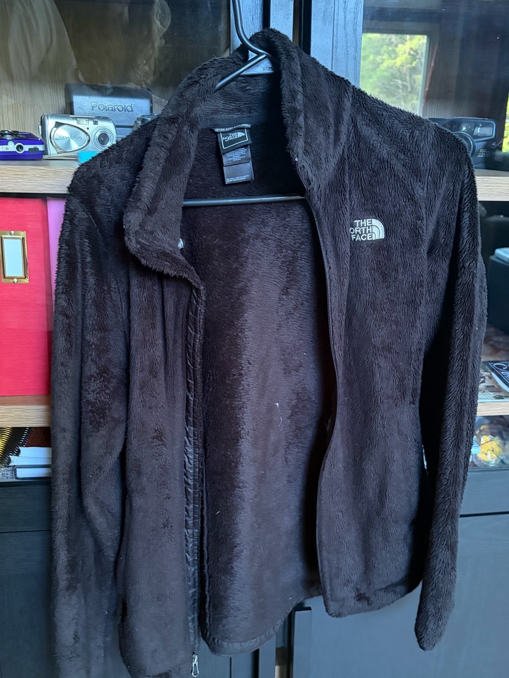 The North Face Women's Black Fuzzy Full-Zip Jacket